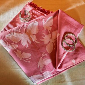 Blush Rose Handloom Cotton Jamdani