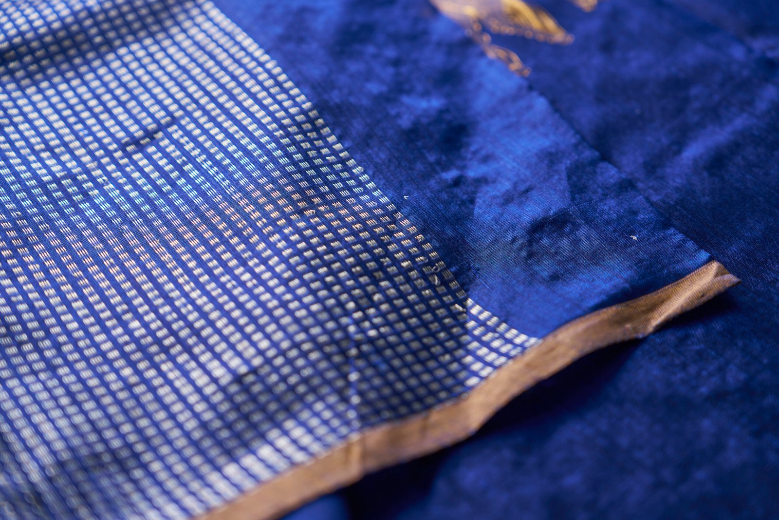 Handloom Pure Chanderi Deer Motif - Image 5