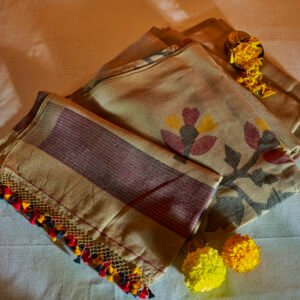 Chikuf Flower Cotton Handloom Jamdani