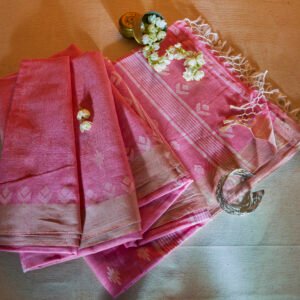 Pink Bengali Cotton Handloom
