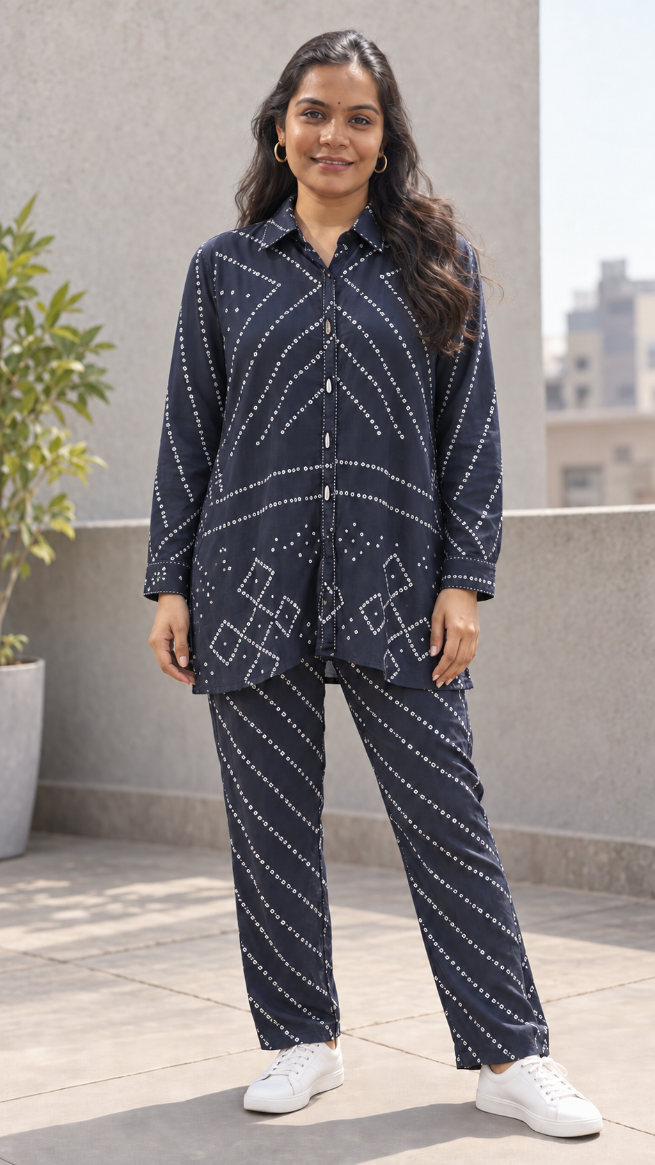 Co-ord set Black Crape